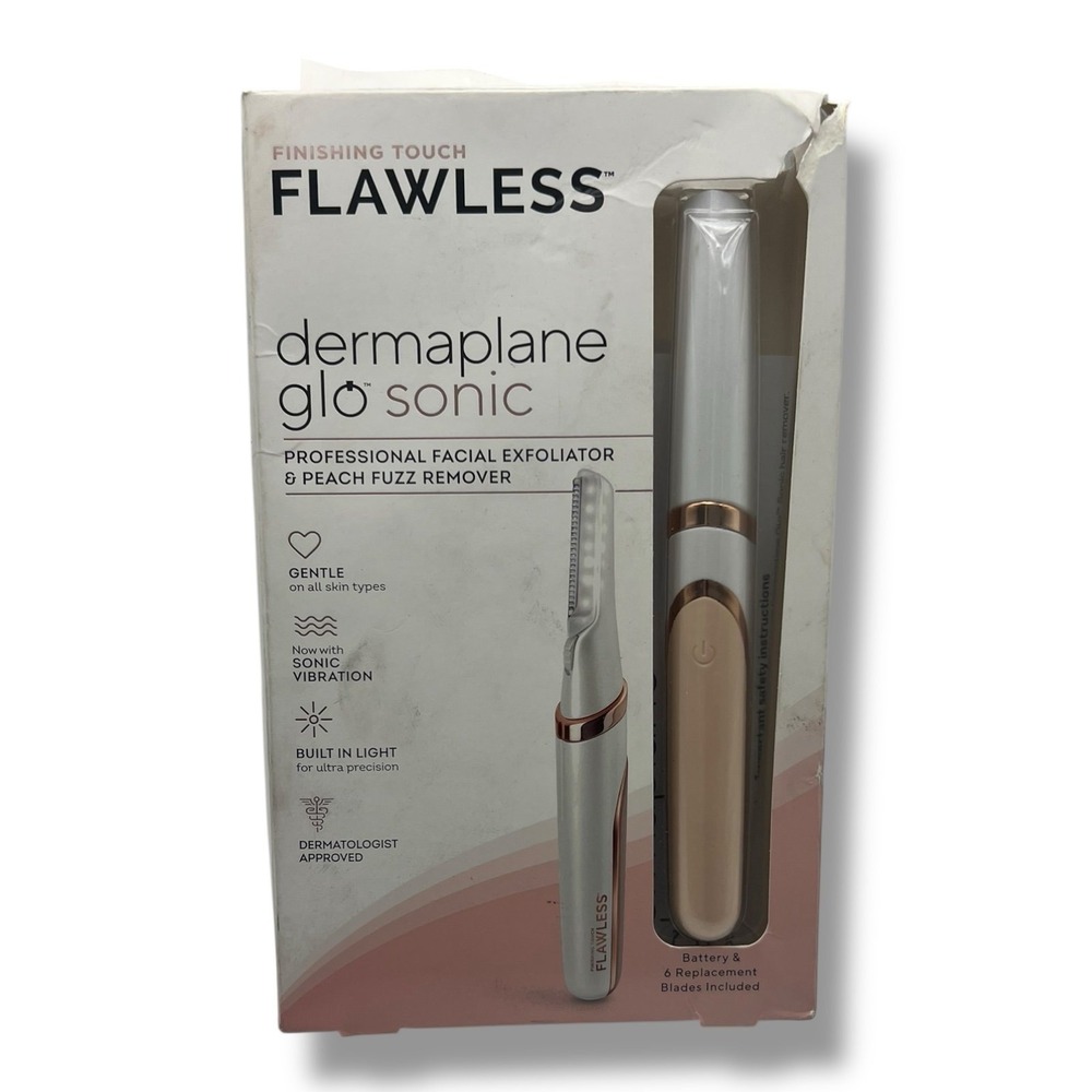 Finishing‎ Touch - Dermaplane Glo Sonic (6 Heads) - Facial Hair Remover